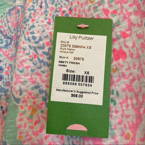 NWT Lilly Pulitzer Mikela top - Picture 4 of 4